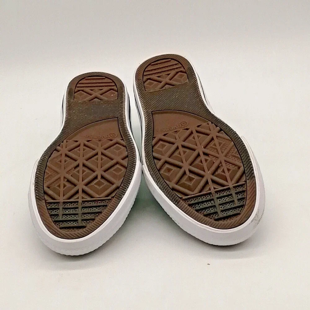 Converse All Star Shoes Girls Lace Up Sneaker Cushioned Insole Green 4